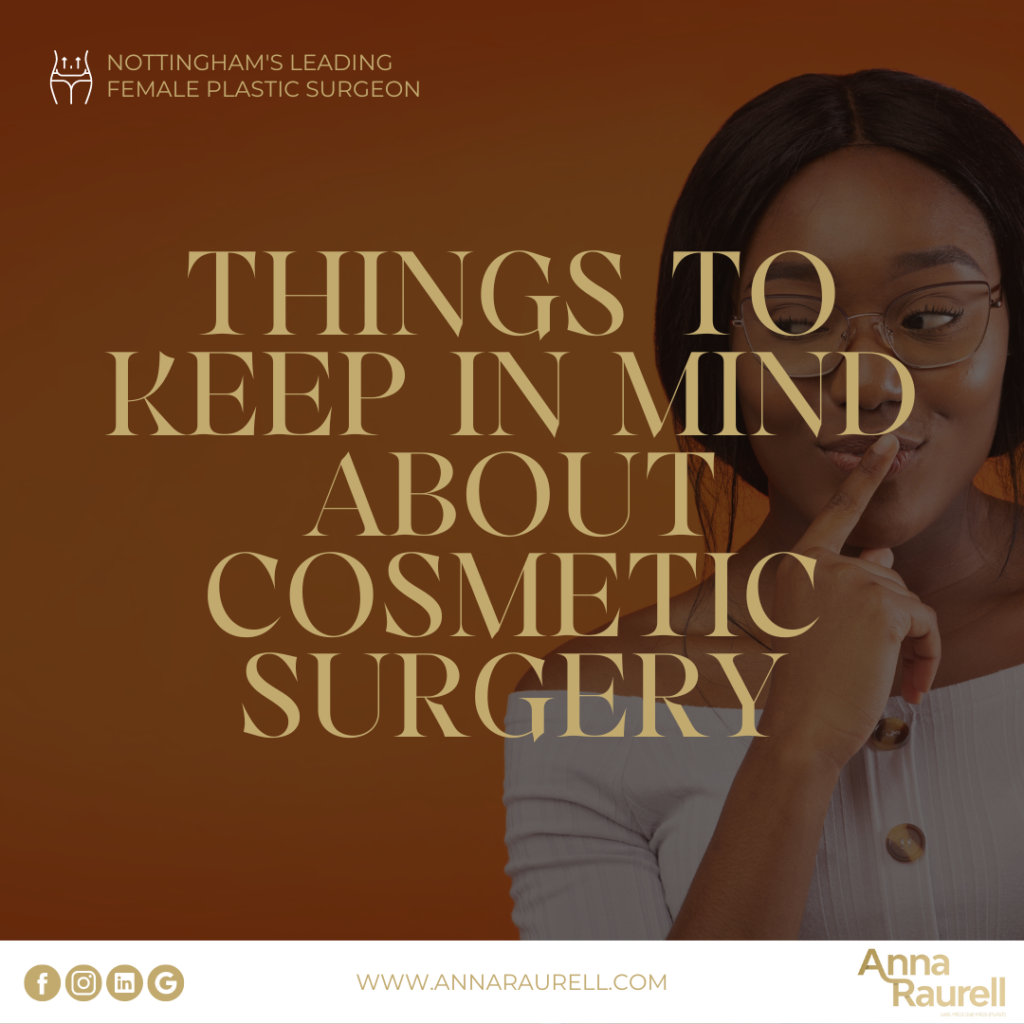 Things to keep in mind about cosmetic surgery - Anna Raurell